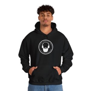 Hoodie(Black) White Free Advice Guy Logo